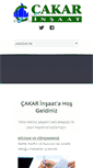 Mobile Screenshot of cakarinsaat.net