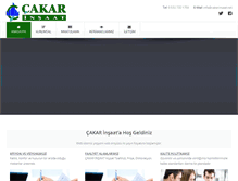 Tablet Screenshot of cakarinsaat.net